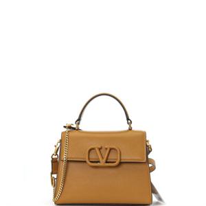 발렌티노 스탐파 알체 탑 핸들 백 22 카멜 6W2B0F53KGW WU4