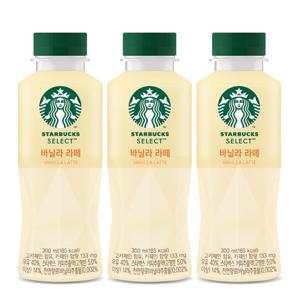 스타벅스 셀렉트 바닐라 라떼 300ml x 18페트
