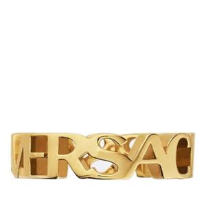베르사체 골드톤 로고 디자인 컷아웃 레터 링 1020684 1A006203