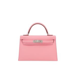 [엘러브] 새상품 에르메스 미니켈리투 로즈콩페티 은장 K각인 5HB0299