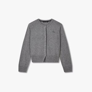 [지컷]스몰 레터링 니트 가디건7255350105-GMI