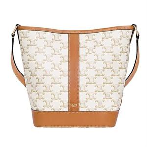 셀린느 스몰 버킷 - 트리옹프 캔버스 카프스킨 191442CAS 01BC