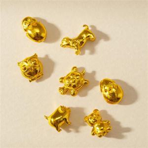 [한국금다이아몬드] 순금 동물 콩알금 미니 금테크 골드바 금콩알 1g