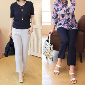 [쉬즈마담]P91986 알렌 중년여성 빅사이즈 여름 정장바지 엄마옷