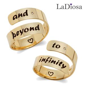 라디오사 18K 다이아 커플링 세트 G18B-0270RO 남녀한쌍