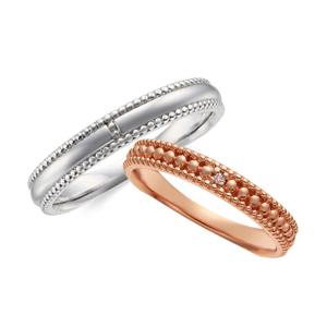 라디오사 18K 커플링 G18D-5922RO / 남녀한쌍 커플반지