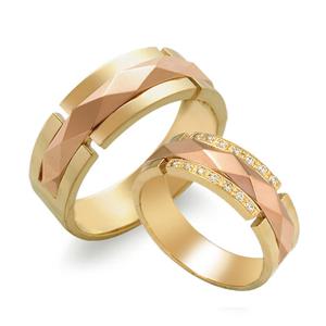 라디오사 18K 커플링 G18A-4551RO / 남녀한쌍 커플반지