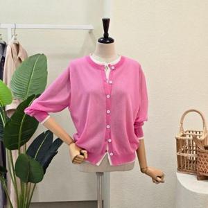 [포커스]FM5C3KC31590_민소매 레이어드 파스텔 가디건