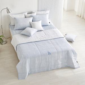 [헤지스홈]모달리플 스케치 그레이[2온스] 퀼트이불 퀸