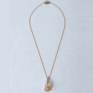 25 FW 보테가 베네타 Rana Pearl 펄 팬던트 골드톤 실버 네크리스 827256V721A9000