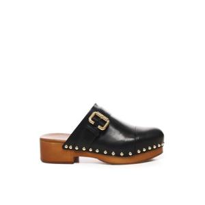 끌로에 뮬 슬리퍼 CHC25A12ZLT 001 Black