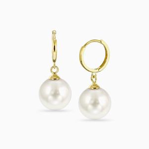 [에버링] 18K 금 그레이스펄10p 진주 귀걸이_EPEE8002