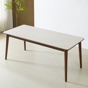 스코나 메릴본 원목 양면 포세린 세라믹 6인 식탁 테이블