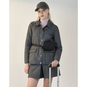 닥스 골프 여성 24FW 스테디셀러라이트 패딩 퀼팅 점퍼 (GRAY) WNJU4D712G3