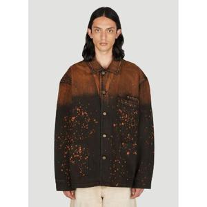 25 FW 게스 남성 스플래터 데님 초어 재킷 M3GU98D50O0 JTMU TP840665769