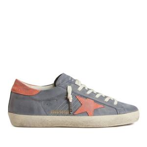 골든구스 슈퍼 스타 나북 어퍼 토 앤 통 스니커즈 GWF00101F007