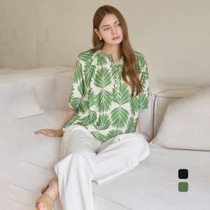 [미니마리] 리프라운드블라우스 (MMA2BL35)