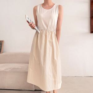 나야홍 / 아이우먼 심플룩자연주의원피스 ARU710M506 빅사이즈