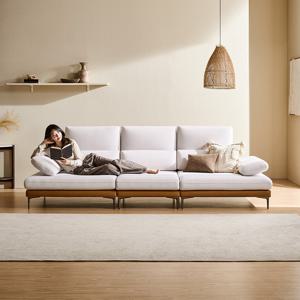 비오라 4인용 블렌트 패브릭 기능성 스윙 소파