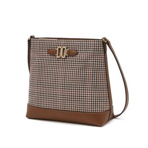 [닥스] 브라운 체크 가죽 DCBA5F662J