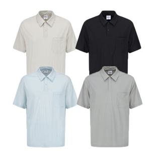 [리얼지오지아]25SS [4컬러] 초경량 우븐 포켓카라티 AGF2TT1901CW