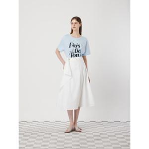 [씨씨콜렉트] 플레어 언발란스 랩 스커트