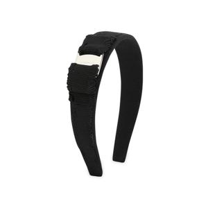 페라가모 여성 바라 블랙 헤어밴드 346970 659653