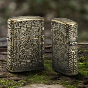 ZIPPO 지포라이터 46314 티키 디자인 ZPN3MA073