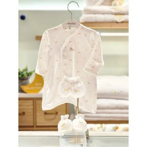 압소바 HK(신생아선물)미우텐셀배냇가운 손발싸개세트(25년가을신상) (A2C10126A)