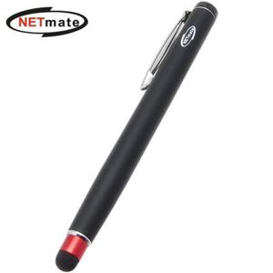 (Netmate) 클립타입 나노섬유 스마트폰 터치펜(블랙)