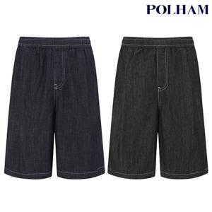 폴햄  남성 쿨링 컴포트 데님 밴딩 쇼츠(PHF3DH1152)