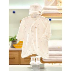 압소바 HK(신생아선물3종)미우텐셀배냇가운 모자 양말세트(25년가을신상) (A2C10126H)