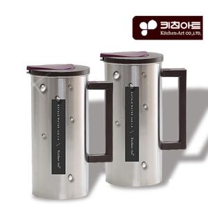 키친아트 라팔 워터저그 스텐 물병 2종 (1.6LX2개)