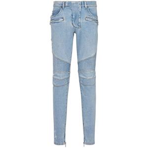 25 FW 발망 Biker 바이커 스냅 버튼 지퍼 디테일 스키니 데님 진 DH1MG009DE59 6FC