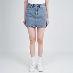 [게스]게스 여성 청치마 카펜터 스커트 미디엄블루 YO2D6556