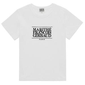 [마리떼프랑소와저버]마리떼 클래식 로고 티 화이트 1MG24CTS101