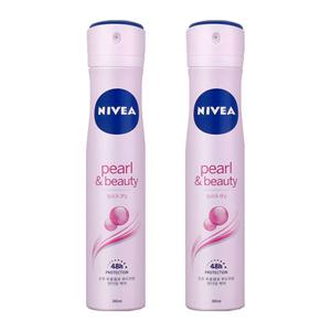 [니베아]니베아 펄 앤 뷰티 스프레이 데오드란트 200ml x2개