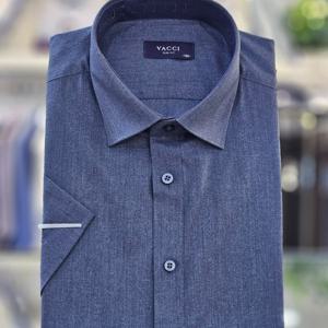 [바찌]반팔 카치온(TTC) 무지 슬림핏 셔츠 VD1O2BS613