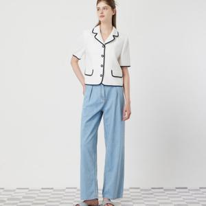 [씨씨콜렉트] 핀턱 와이드 데님 팬츠