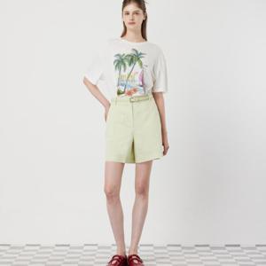 [씨씨콜렉트] 린넨 블렌드 벨티드 쇼츠