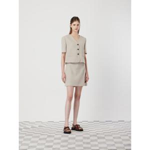 [씨씨콜렉트] 린넨 블렌드 미니스커트