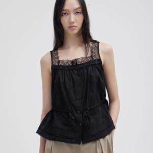 [쥬크]레이스 포인트 나시 블라우스_Z252MSC027