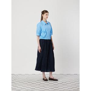 [씨씨콜렉트] 크링클 주름 밴딩 플레어 스커트