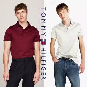 타미힐피거 TOMMY HILFIGER MW36662 남자 슬림핏 Mercerized 반팔 폴로 셔츠