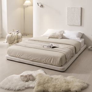 인홈 B1 무헤드 저상형 파운데이션 침대 프레임 SS + 포켓 필로우탑 매트리스 포함