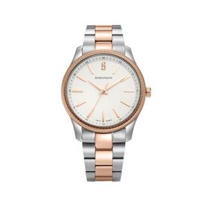 [마션틴트(잡화)][로만손]  로만체 코인베젤 남성 메탈시계 RWTMMM5BS505CRWH0