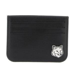 메종키츠네 폭스헤드 카드지갑 블랙 MM05341LC0043 P199
