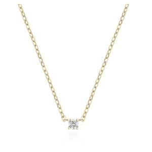 [GB] 랩그로운 다이아 1부 사이드 하트 14K GOLD 목걸이 LNF25011D