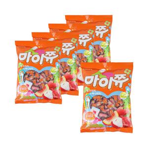 크라운 마이쮸 핑크리치 써니피치 284g x 5개