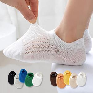 [엠케이] 알콩달콩 아동 자가드 메쉬 덧신양말 5종세트 205849